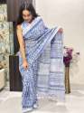 Unique Fresh Arrival Beautiful Linen Saree thumb 4