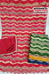 Ladies Viscose jaam, Print Dress Material