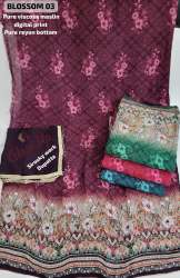 New Fancy Viscose Digital Print Dress Material