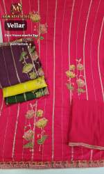 Party wear viscose digital print dress material