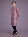 Light Pink Rayon Fancy Kurta thumb 4