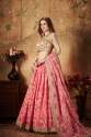 New Organza Baby Pink Lehenga Choli thumb 1