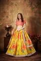 New Organza Orange Lehenga Choli thumb 3