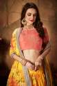 New Organza Orange Lehenga Choli thumb 4