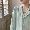 oversize shirt with linen thumb 1