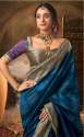 Banarasi Silk Saree With Heavy Designer Blouse thumb 1