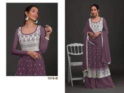 Fox Georgette Semi-Stitched Suit