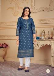 Pure cotton fabric Kurti With Pant 