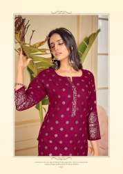 Pure cotton With Foil Print Butti Kurti With Pant 