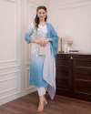 Pure Moti Hand Work Muslin Silk Ready Made Suit 