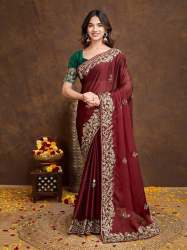 Wedding wear Rangoli Silk saree