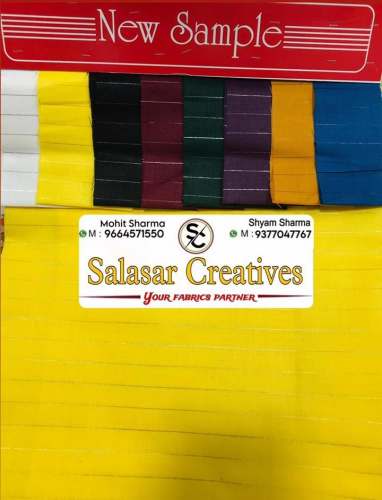 Magic cotton jari fabrics by Salasar Creatives