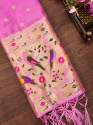 BABYPINK BANARASI SILK DUPATTA