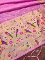 BABYPINK BANARASI SILK DUPATTA thumb 2