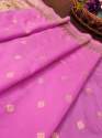 BABYPINK BANARASI SILK DUPATTA thumb 3