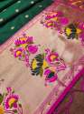  BANARASI SILK BGREEN DUPATTA thumb 3