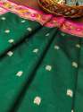 BANARASI SILK BGREEN DUPATTA thumb 4