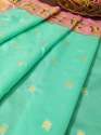 BANARASI SILK CGREEN DUPATTA thumb 3