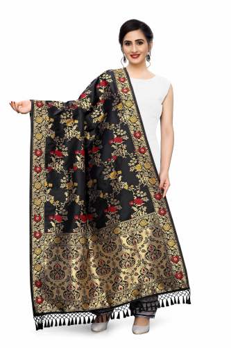 BANARASI SILK CHAMELI DUPATTA 
