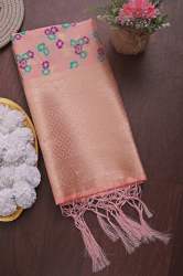 BANARASI SILK FLOWER PATTERN DUPATTA