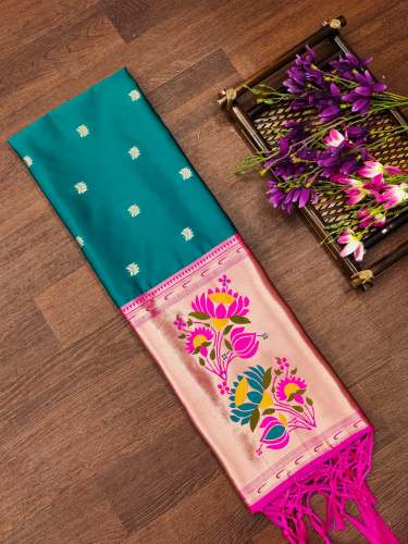 BANARASI SILK RAMA DUPATTA
