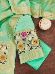 BANARASI SILK UNSTICHED SUIT