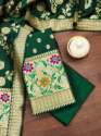 BANARASI SILK UNSTICHEDE SUIT