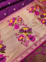 BANARASI SILK WINE DUPATTA thumb 3