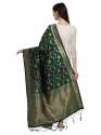 banarasi-silk-with-flower-pattern-dupatta