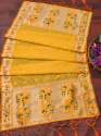 BANARASI SILK YELLOW DUPATTA thumb 2