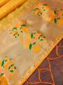 BANARASI SILK YELLOW DUPATTA thumb 3