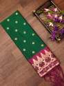 BGREEN PAITHANI SILK DUPATTA