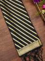 BLACK BANARASI SILK DUPATTA.,.,