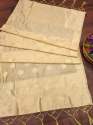 CHIKU BANARASI SILK DUPATTA  WITH FLOWER TREE ZARI thumb 4