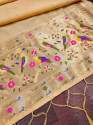 CHIKU BANARASI SILK DUPATTA thumb 3
