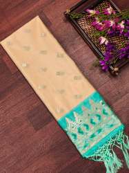CHIKU PAITHANI SILK DUPATTA