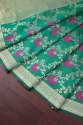FANCY BANARASI SILK DUPATTA P GREEN thumb 4