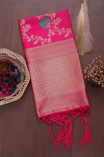 FANCY BANARASI SILK DUPATTA RANI