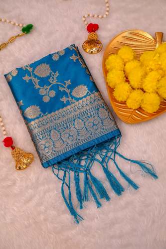 FIROZI BANARASI SILK DUPATTA