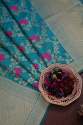 Firozi Fancy Banarasi Silk Dupatta thumb 4