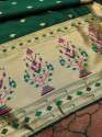  GREEN BANARASI SILK PAITHANI DUPATTA thumb 2