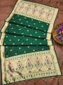  GREEN BANARASI SILK PAITHANI DUPATTA thumb 7