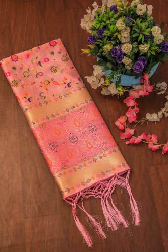 Kashmiri Banarasi Silk Dupatta