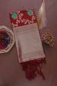 MAROON FANCY BANARASI SILK DUPATTA