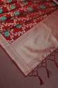 MAROON FANCY BANARASI SILK DUPATTA thumb 3