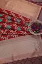 MAROON FANCY BANARASI SILK DUPATTA thumb 4