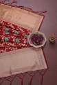 MAROON FANCY BANARASI SILK DUPATTA thumb 5