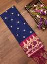 NAVYBLUE PAITHANI SILK DUPATTA
