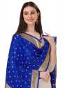 NEVYBLUE BANARASI SILK PAITHANI DUPATTA thumb 1