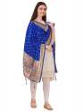 NEVYBLUE BANARASI SILK PAITHANI DUPATTA thumb 3